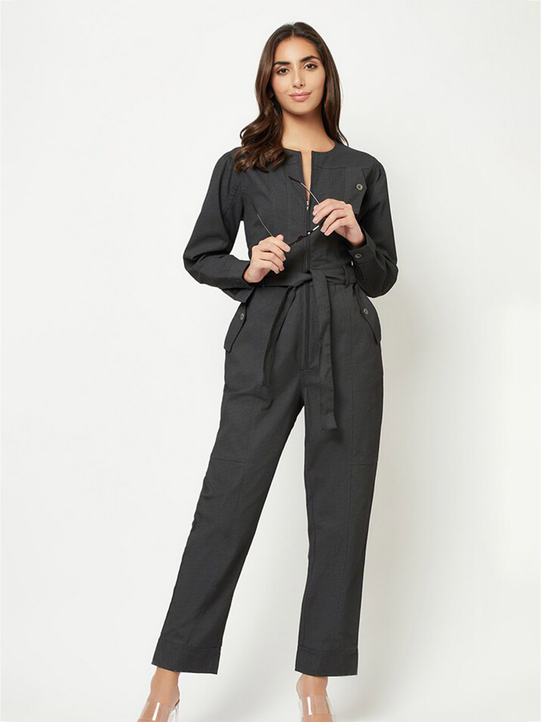 HOUSE OF S Cotton Basic Jumpsuit