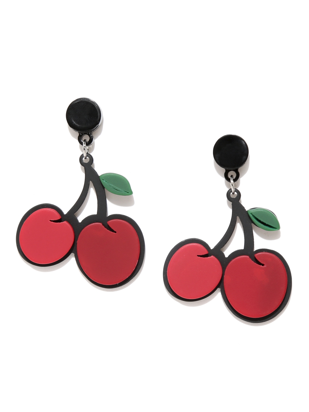 Cherry shaped drop on sale earrings