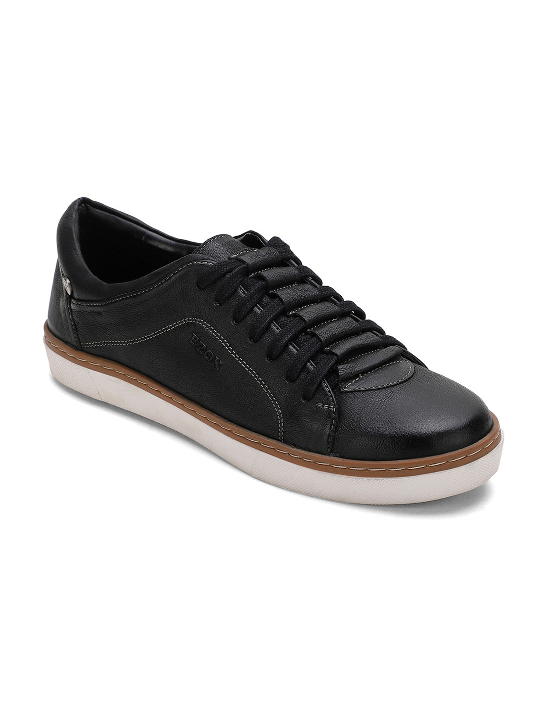 EZOK Men Leather Comfort Sole Sneakers