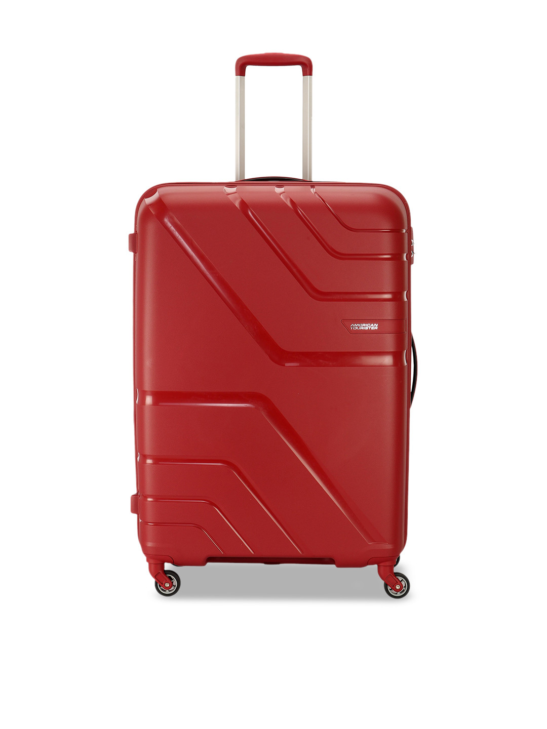 AMERICAN TOURISTER UPLAND Textured Cabin Hard Trolley Bag - 55 Cm