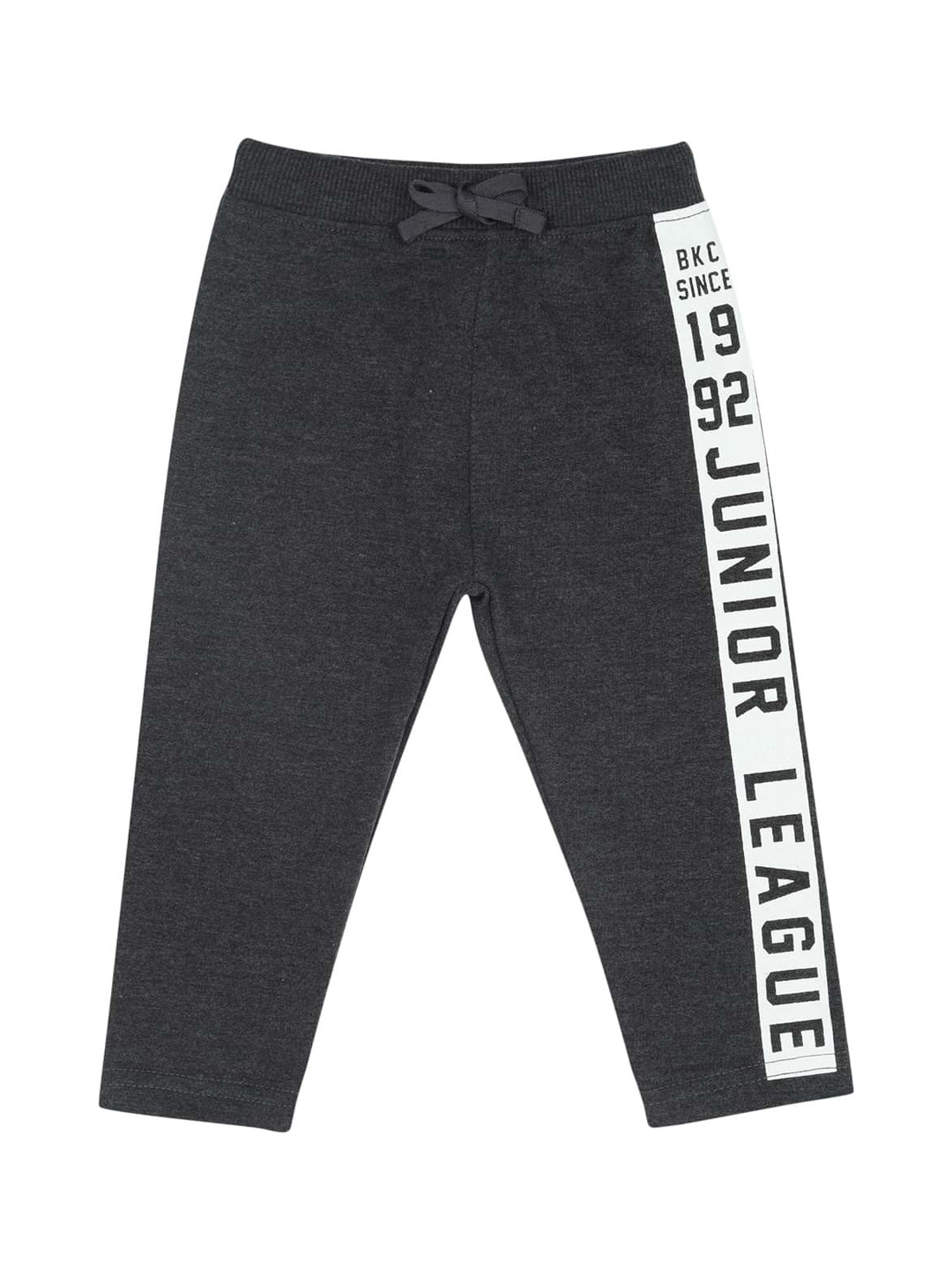 Bodycare Kids Side Typography Printed Detail Cotton Track Pants