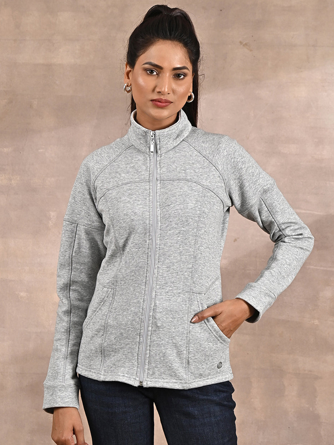 Lakshita Women Plus Size Organic Cotton Tailored Jacket