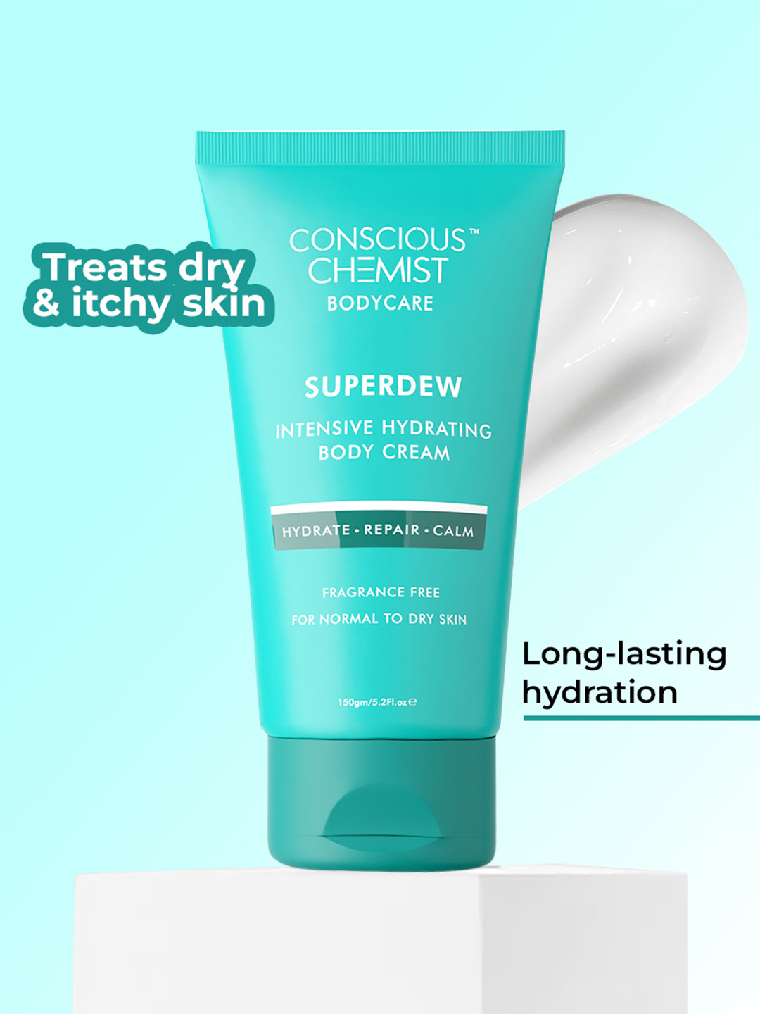 Conscious Chemist Super Dew Hydrating Non Greasy Body Cream for Hand & Foot - 150g