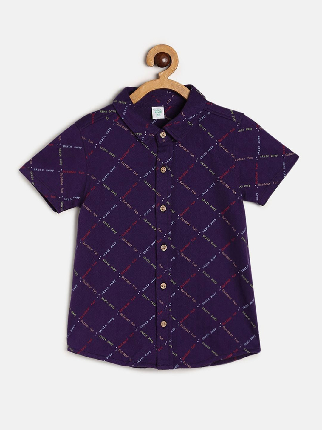 MINI KLUB Boys Printed Casual Shirt