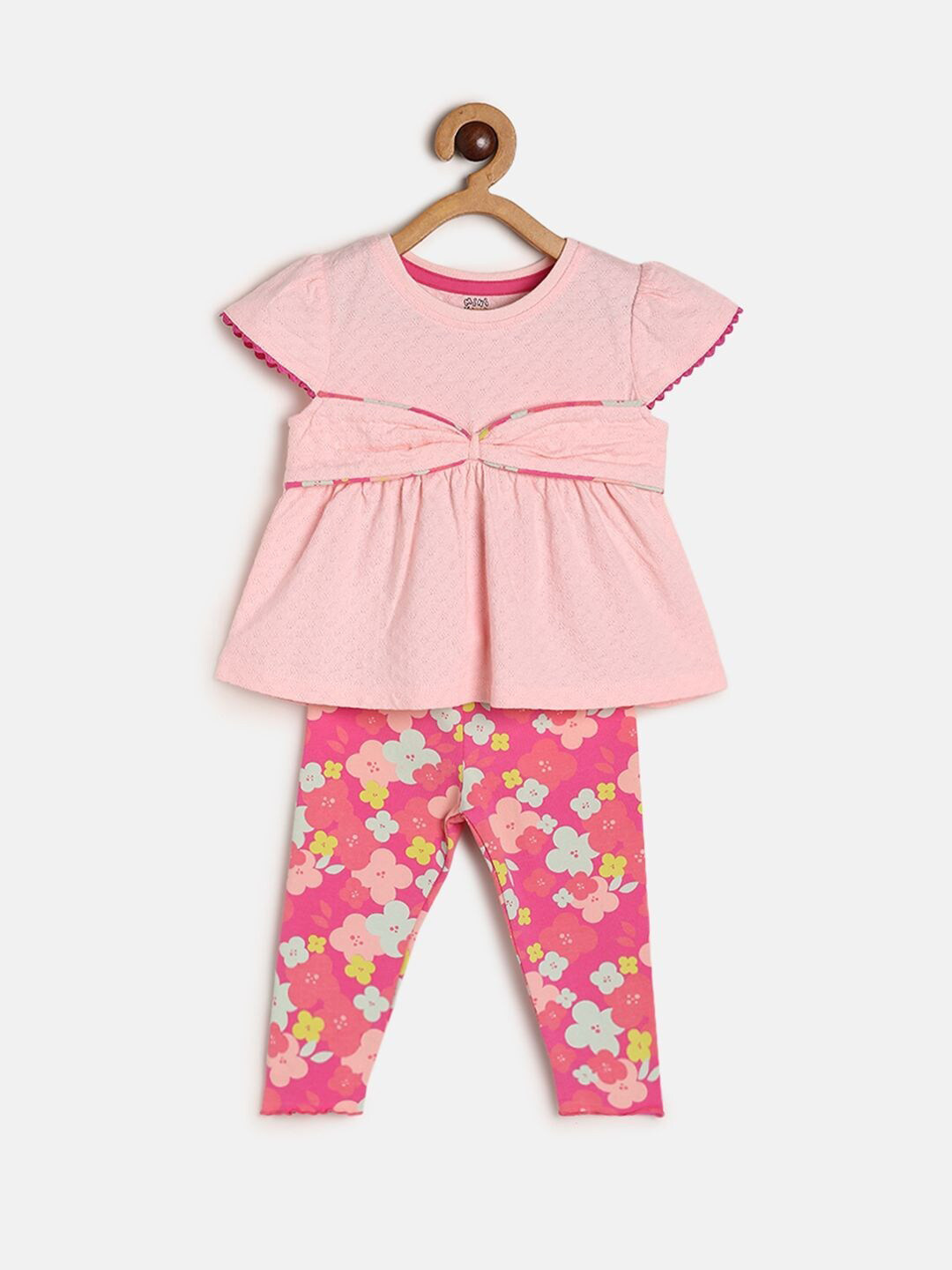 MINI KLUB Infants Girls Cotton Top And Pyjama Set