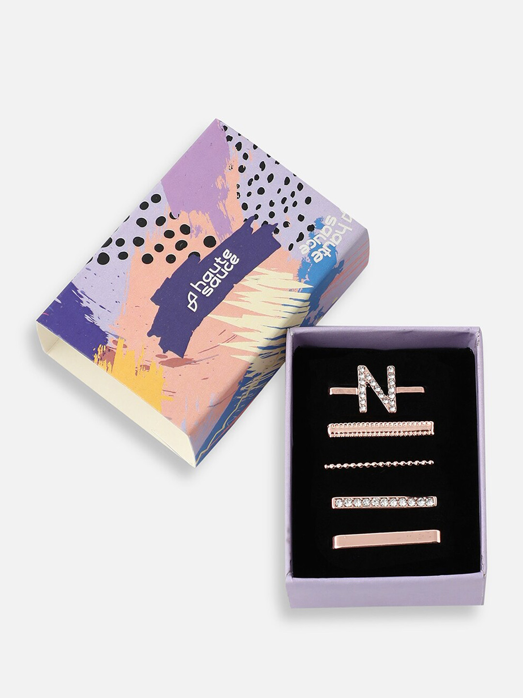 HAUTE SAUCE Set Of 5 Stone-Studded Watch Charms