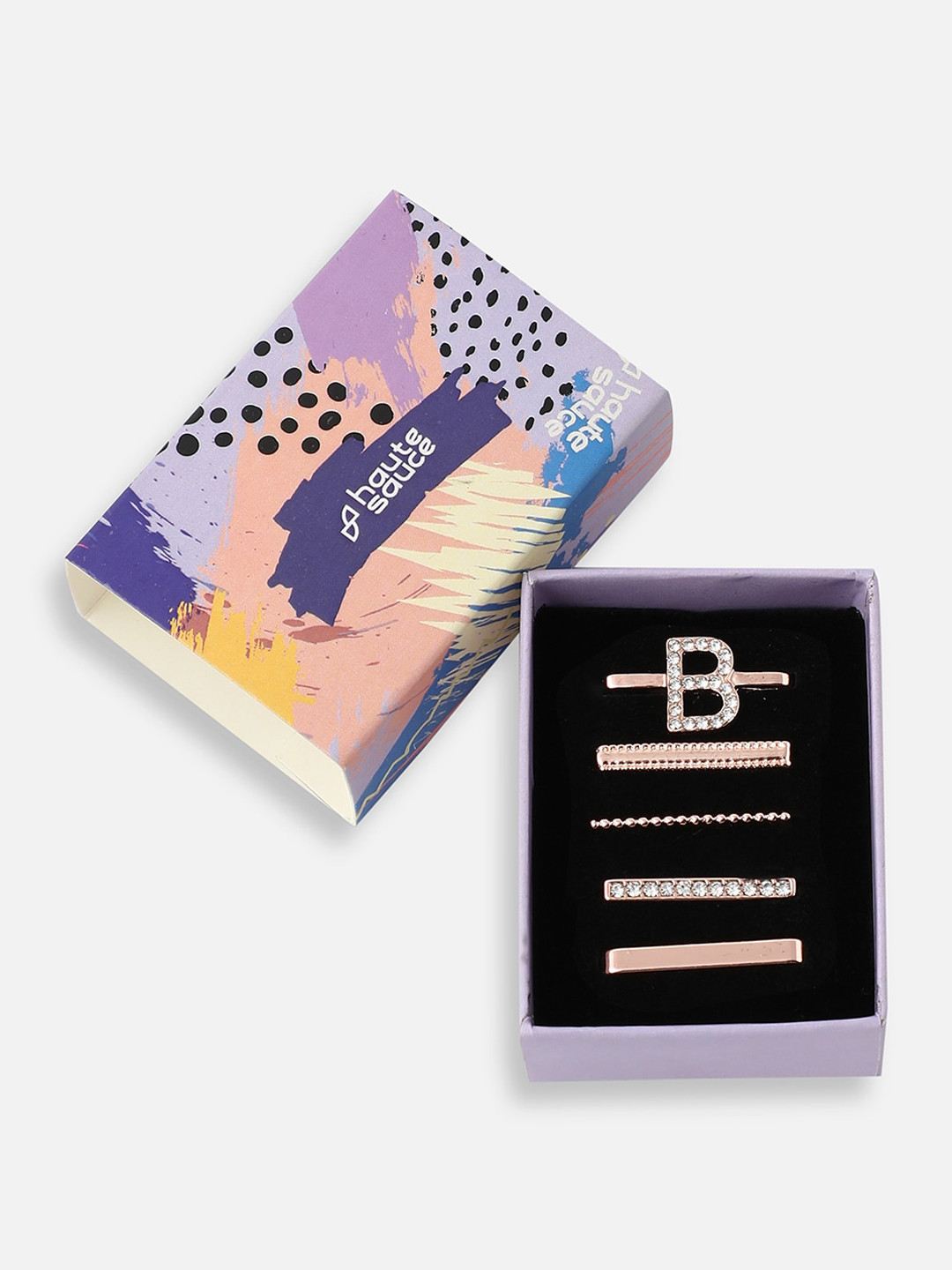 HAUTE SAUCE   Rose Gold Plated Stone Studded Watch Charms