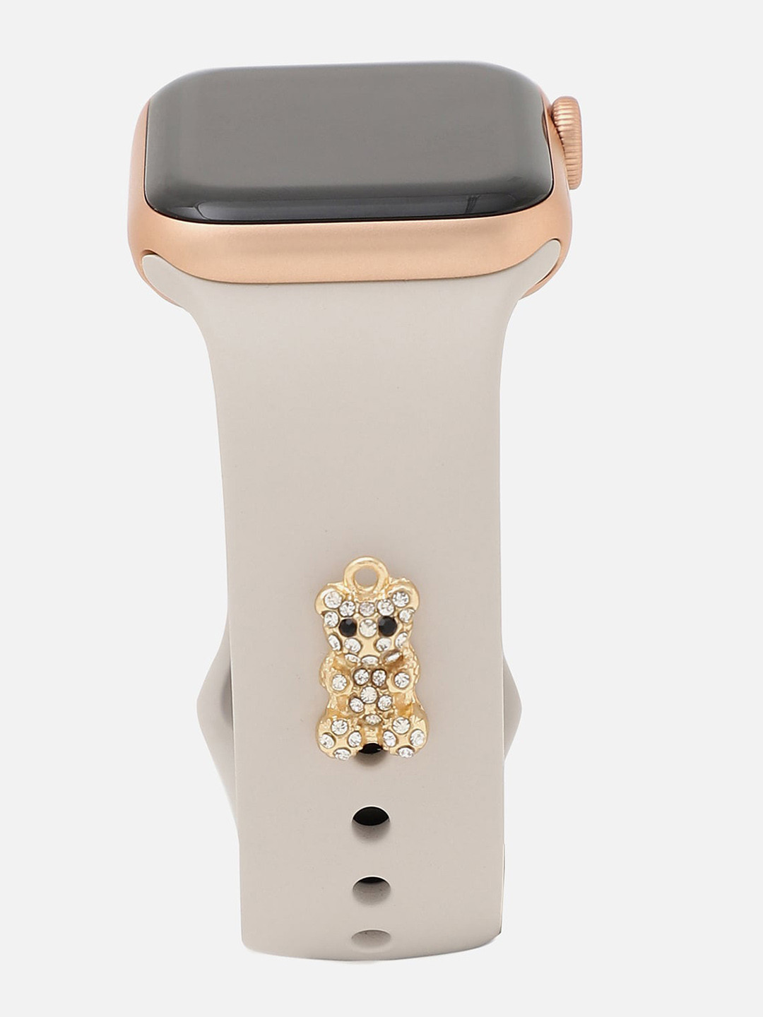 HAUTE SAUCE  Gold-Plated Stone-Studded Designer Watch Charm