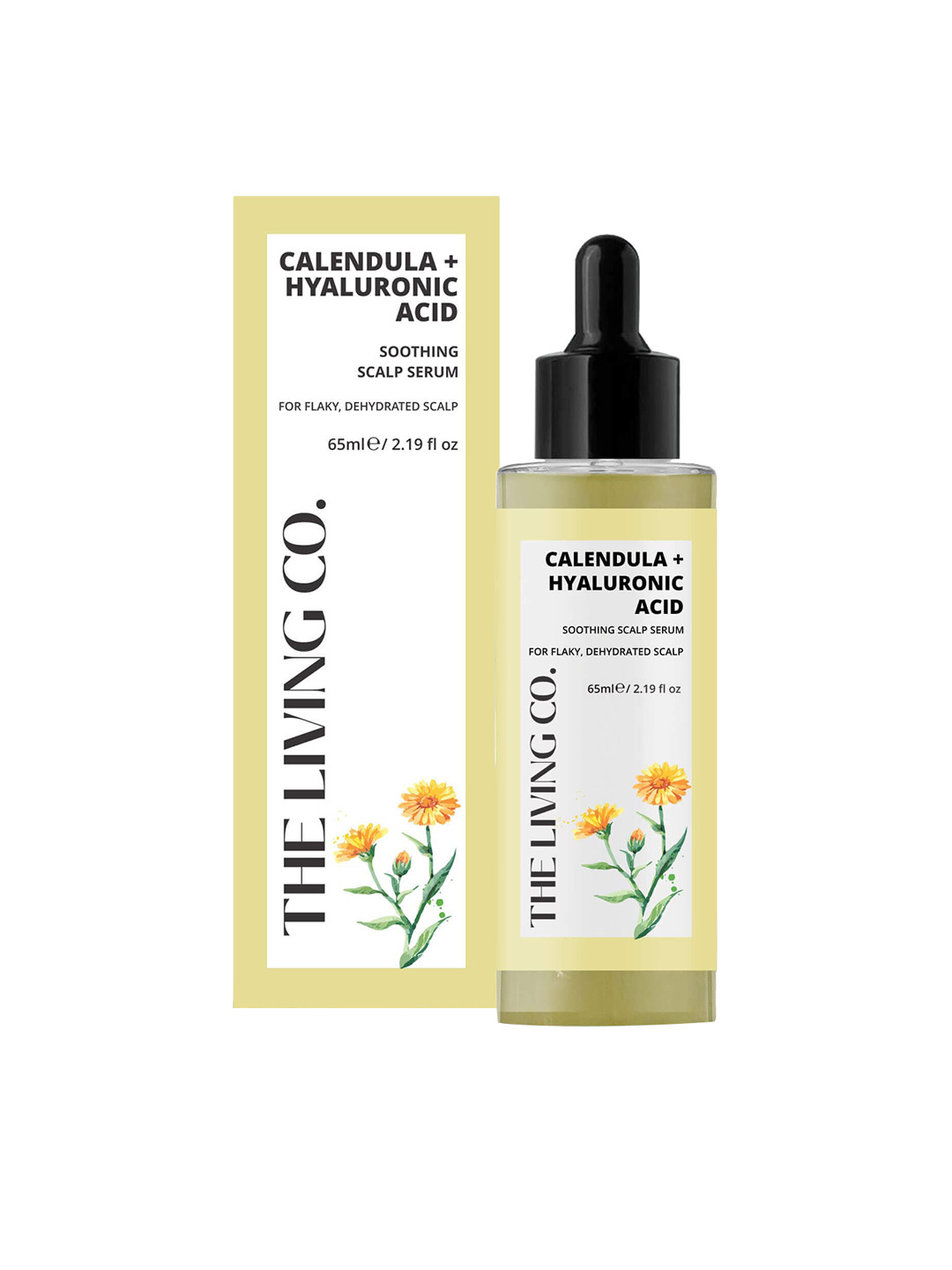 THE LIVING CO. Neem & Salicylic Acid Exfoliating Scalp Serum for Oily Itchy Scalp - 65ml