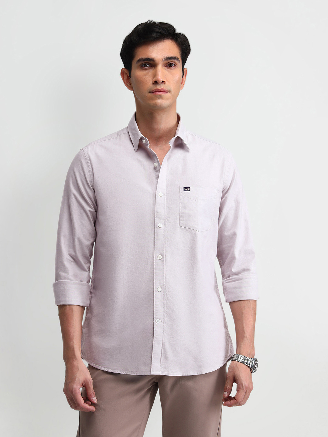 Arrow Sport Men Cotton Oxford Slim Fit Casual Shirt