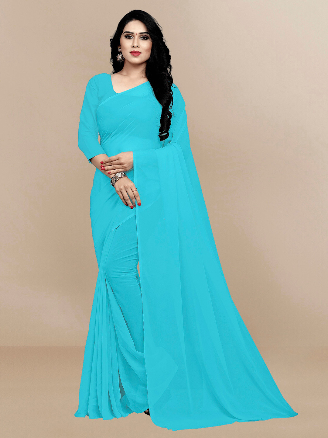 Sidhidata Pure Georgette Saree