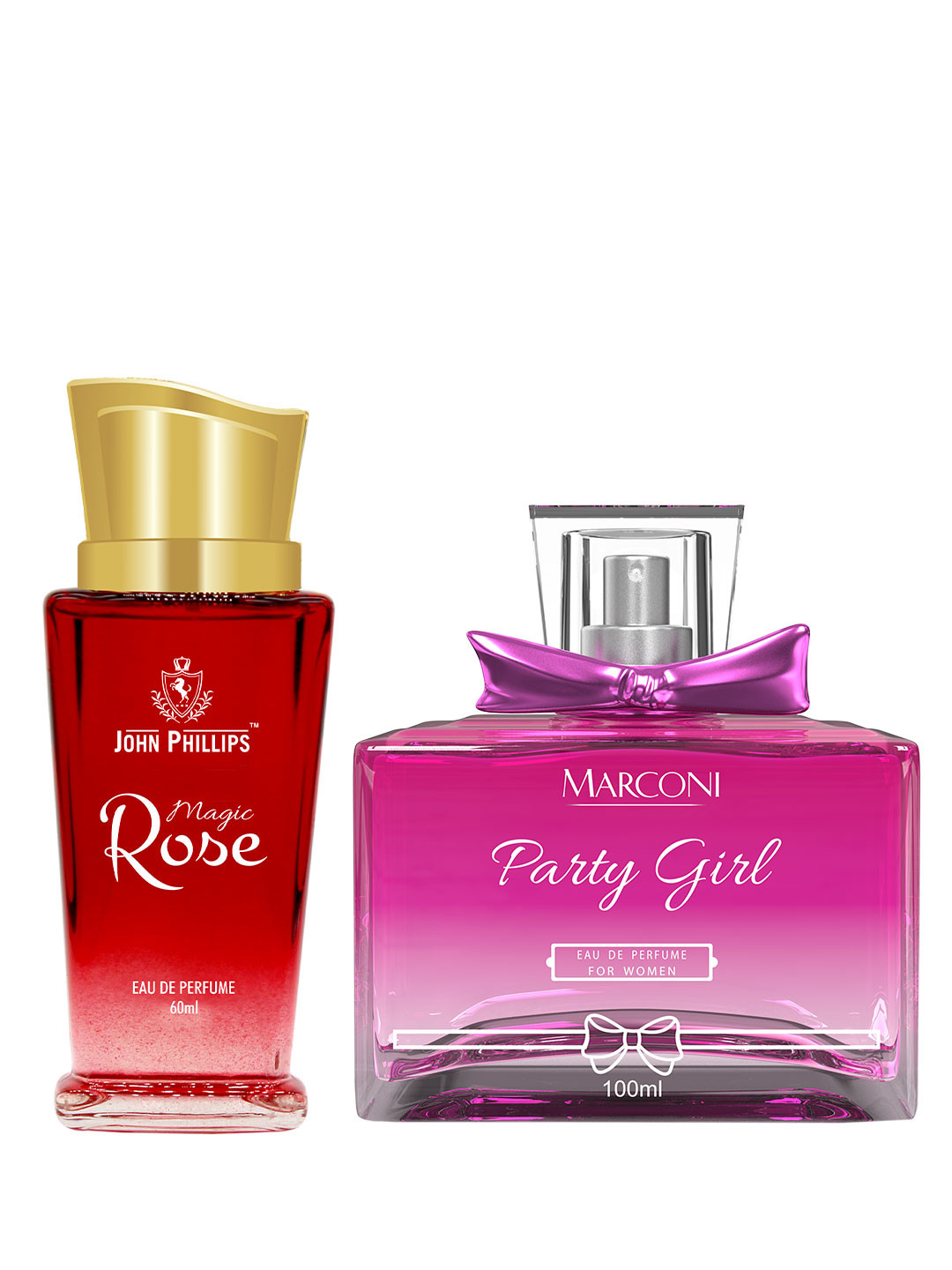 JOHN PHILLIPS Set Of 2 Magic Rose Eau De Perfume 60 ml & Marconi Eau De Perfume 100 ml