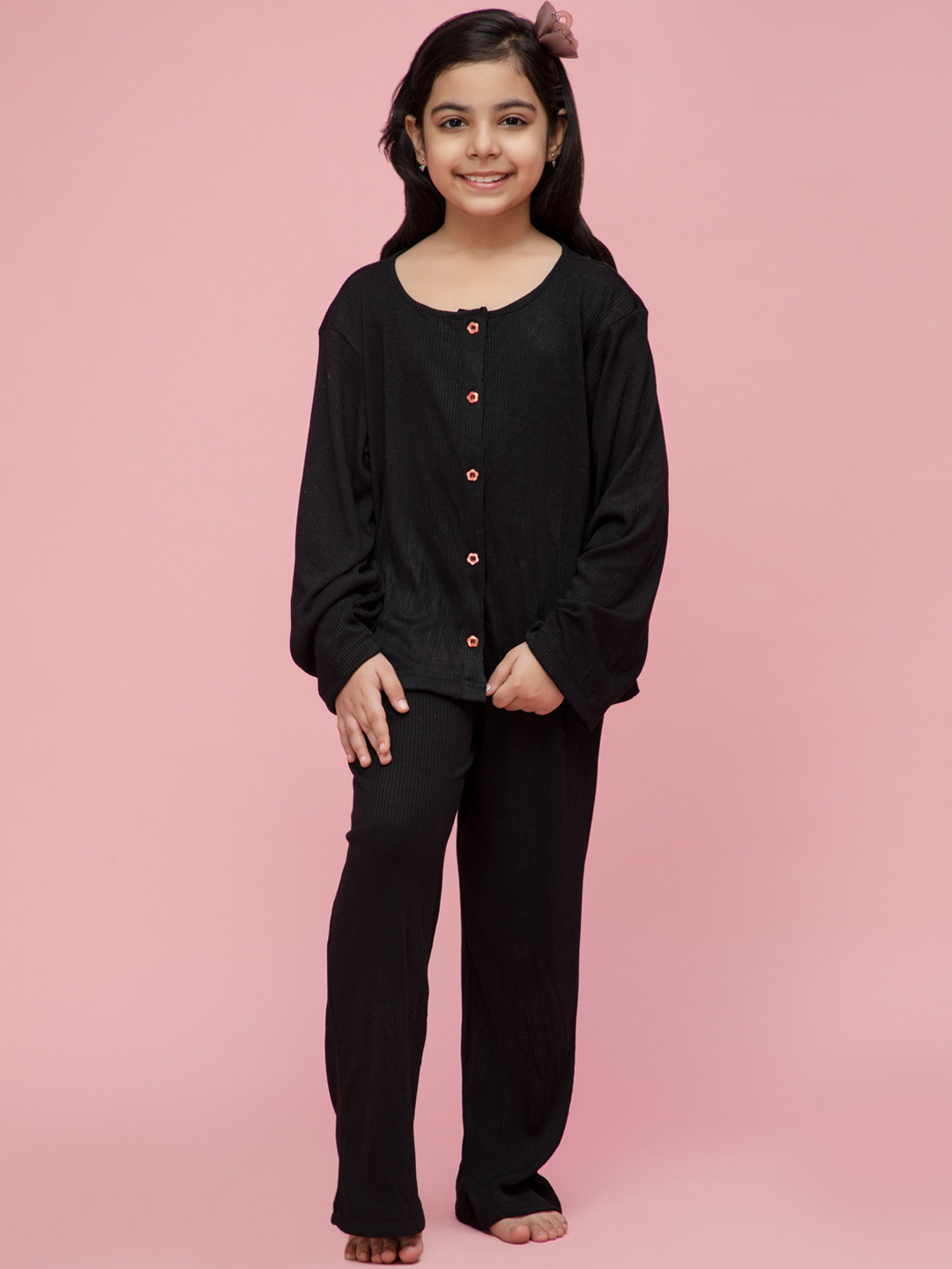 NEUDIS Girls 2 Pieces Night Suit