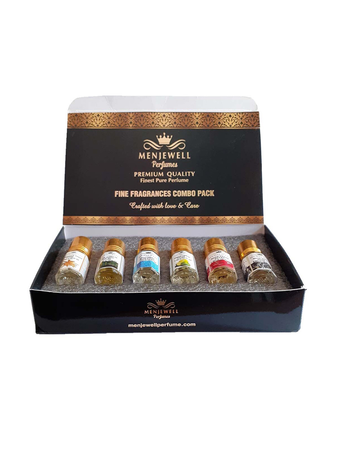 Menjewell Set Of 6 Summer Attar 3ml Each