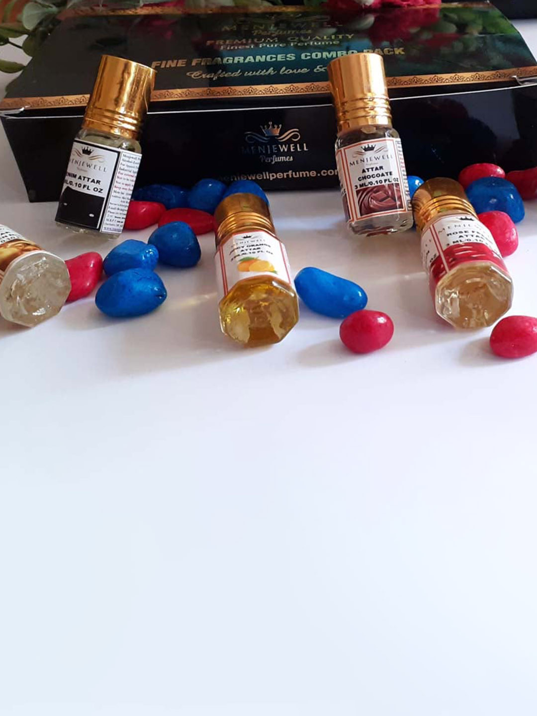 Menjewell Set Of 6 Couple Attar - 3 ml Each