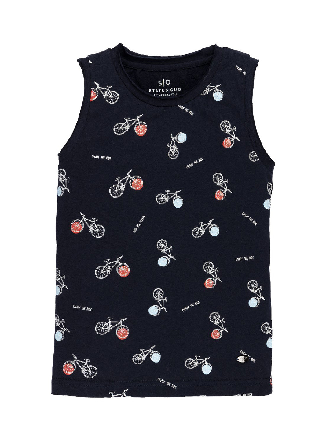 Status Quo Boys Printed Cotton T-shirt