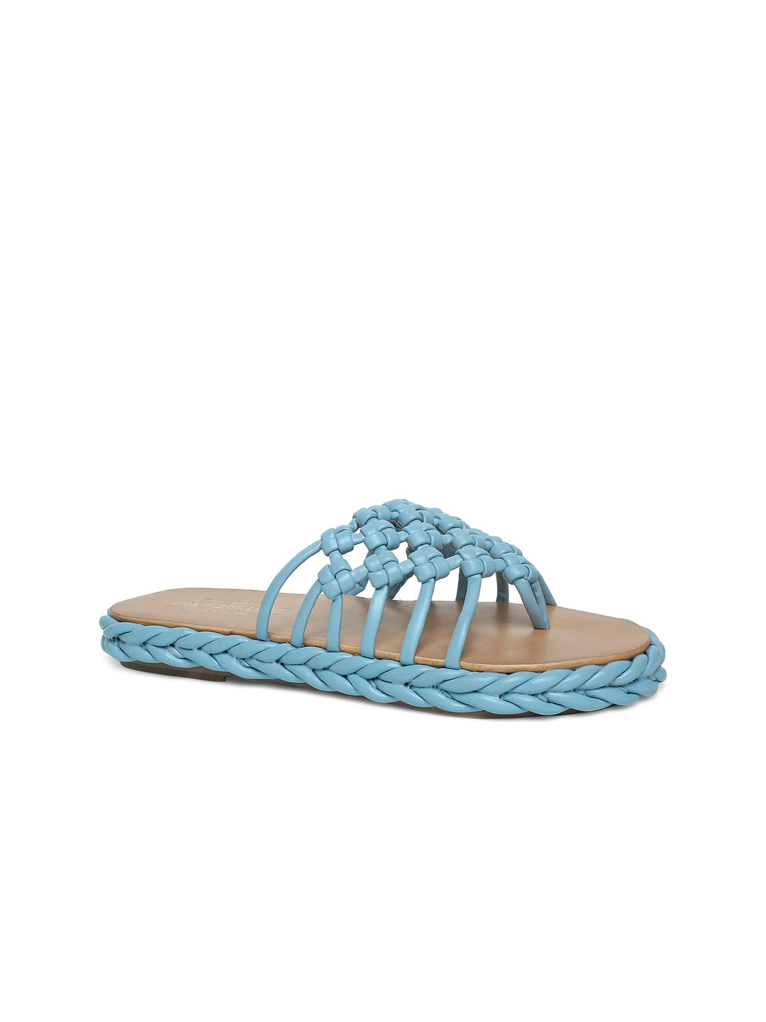 Tao Paris WANDERLUST By Seema K Sajdeh Women Textured Open Toe Flats