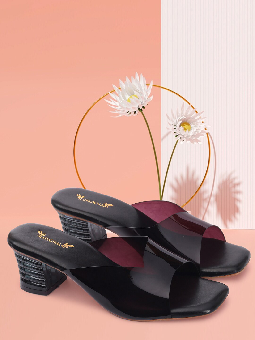 Longwalk Peep Toes Block Heels