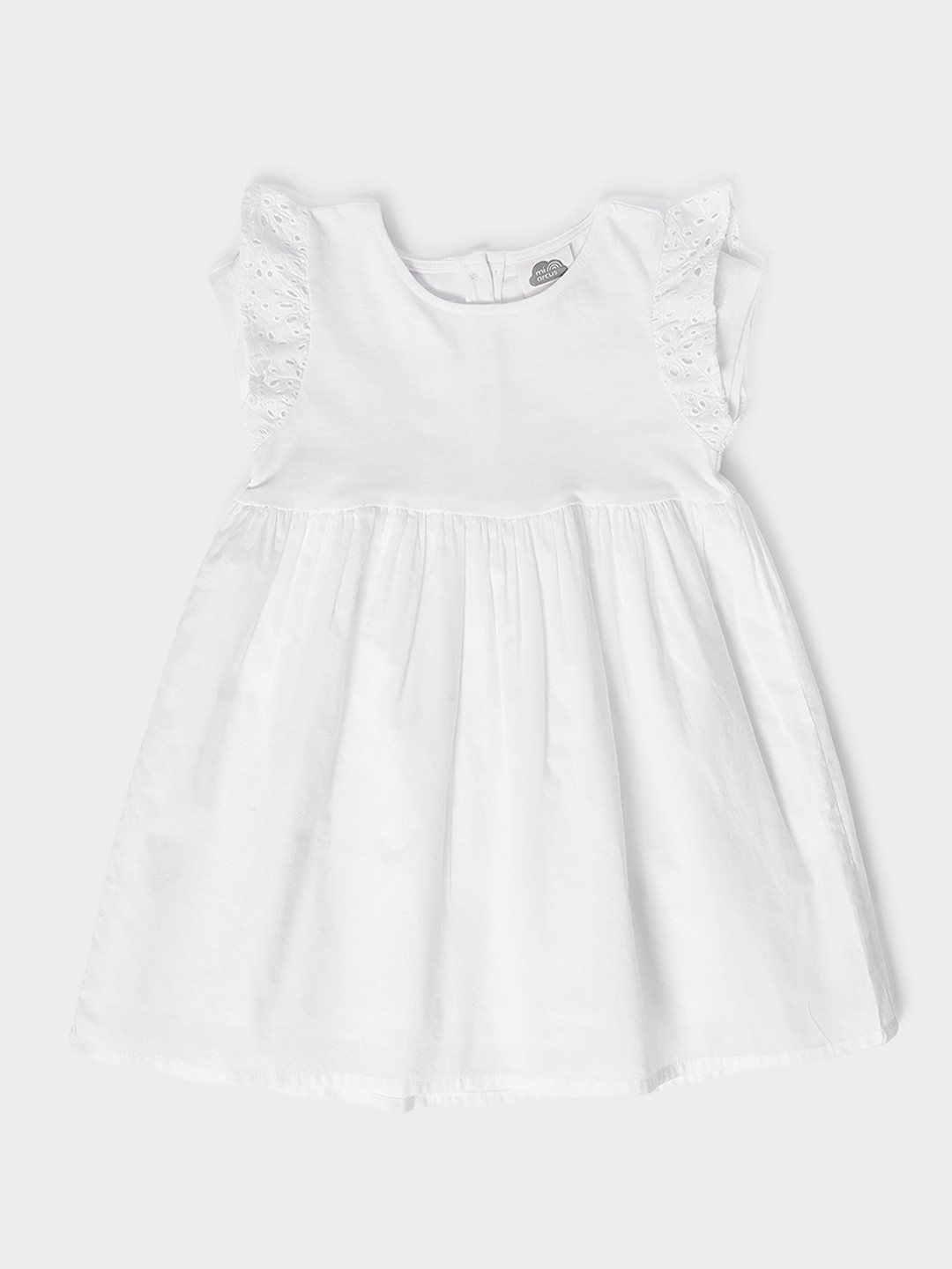 MiArcus Girls Round Neck Cotton Fit & Flare dress