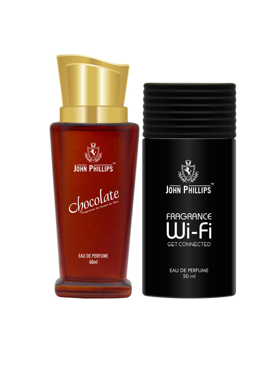 JOHN PHILLIPS Chocolate & Fragrance WIFI Set Of 2 Long Lasting Eau De Parfum
