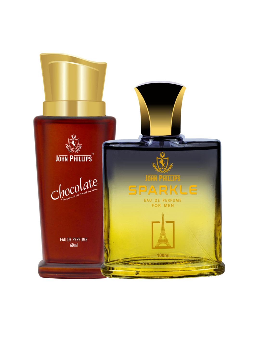 JOHN PHILLIPS Chocolate & Sparkle Set Of 2 Long Lasting Eau De Parfum