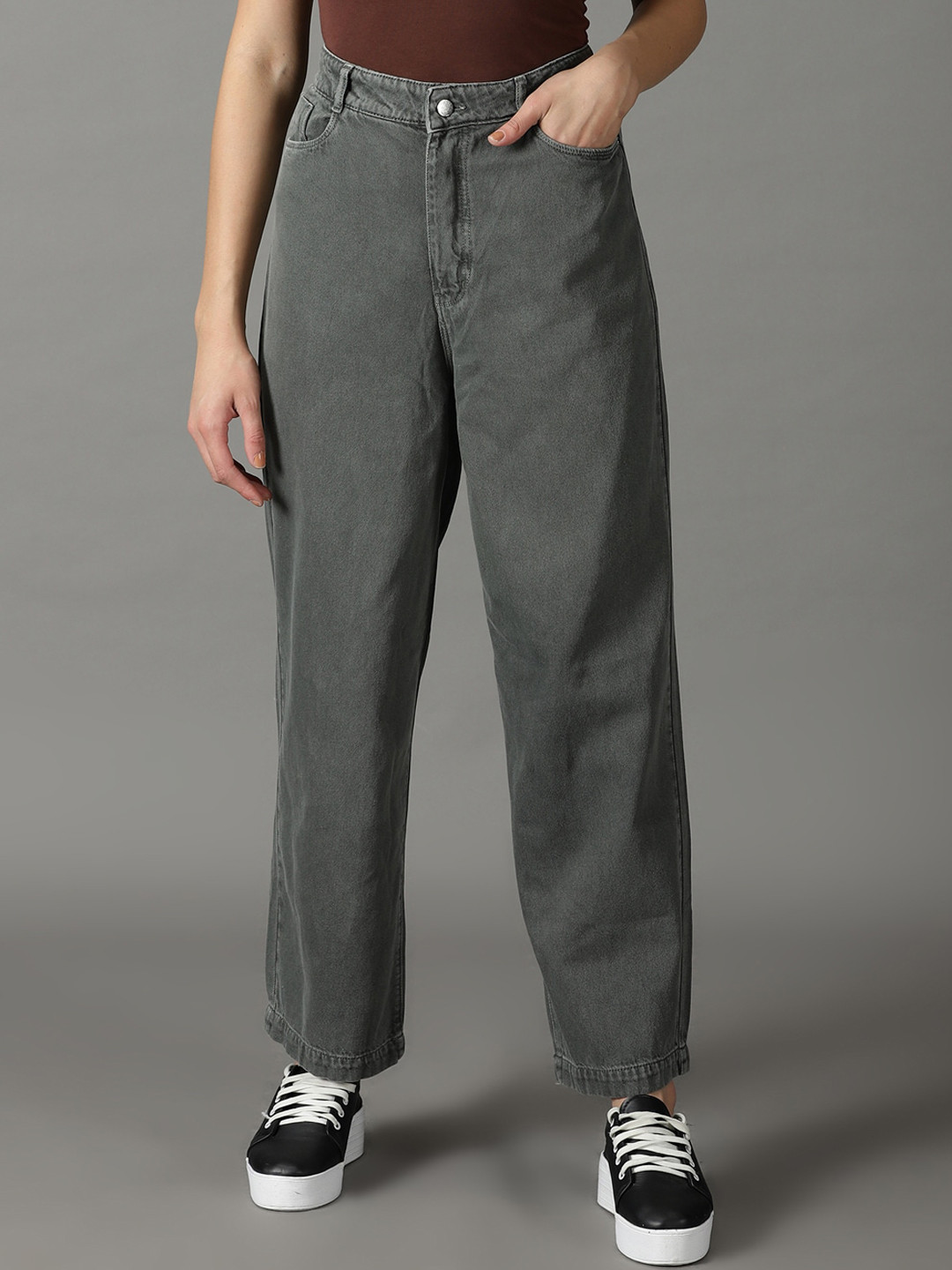 SHOWOFF Women Hgh-Rise Cotton Jeans