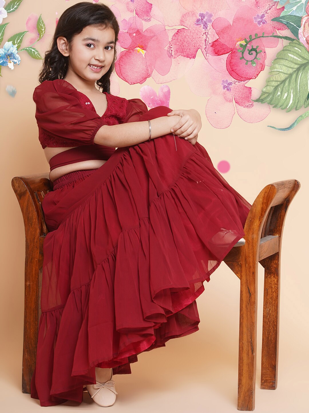 Lehenga for 13 store years girl myntra