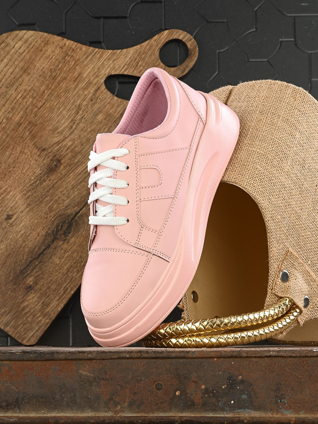 El Paso Women Lightweight Lace Up Sneakers