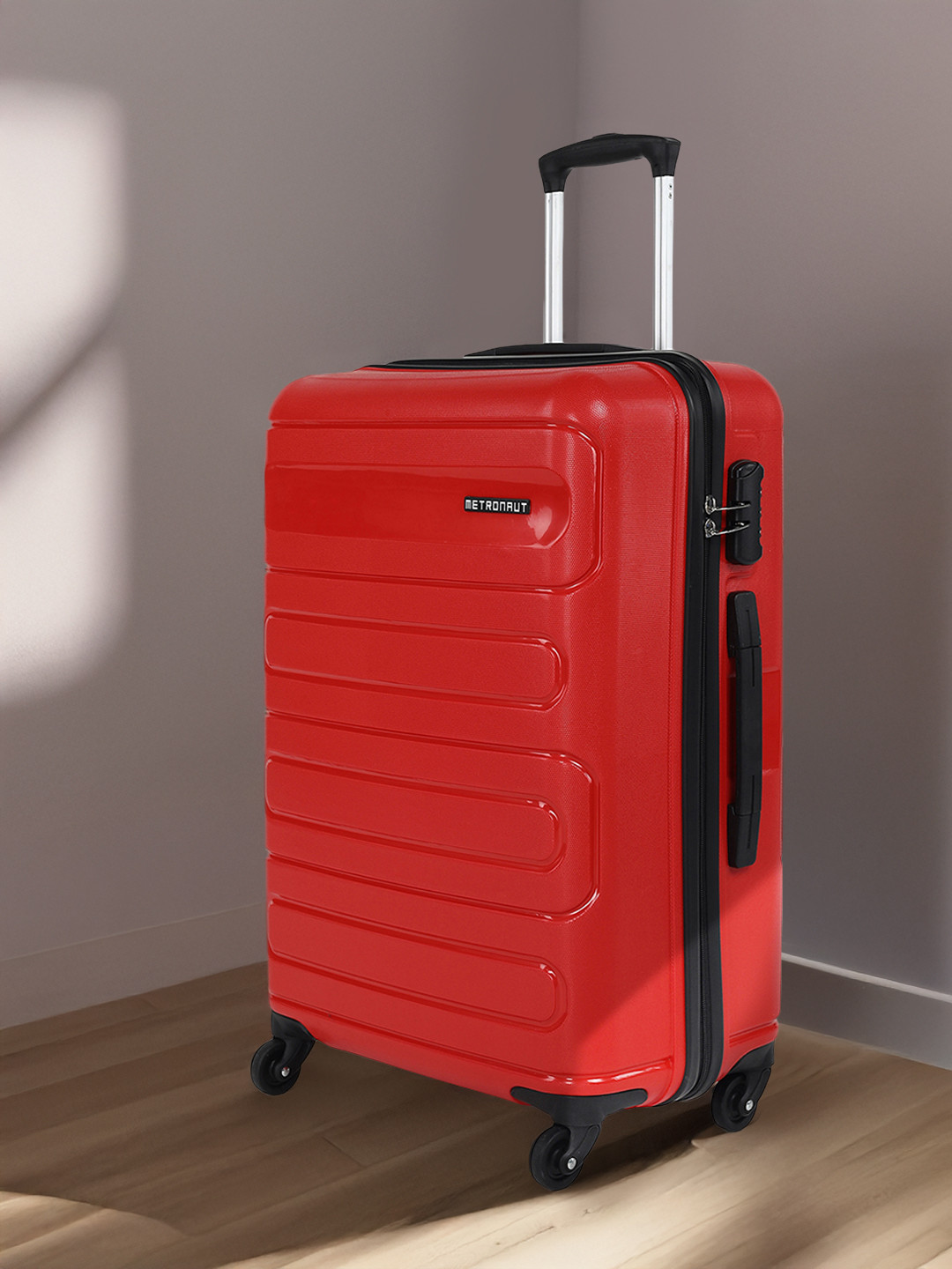 Metronaut Flow Textured Hard Medium Trolley Suitcase - 24 Inch - 68 L