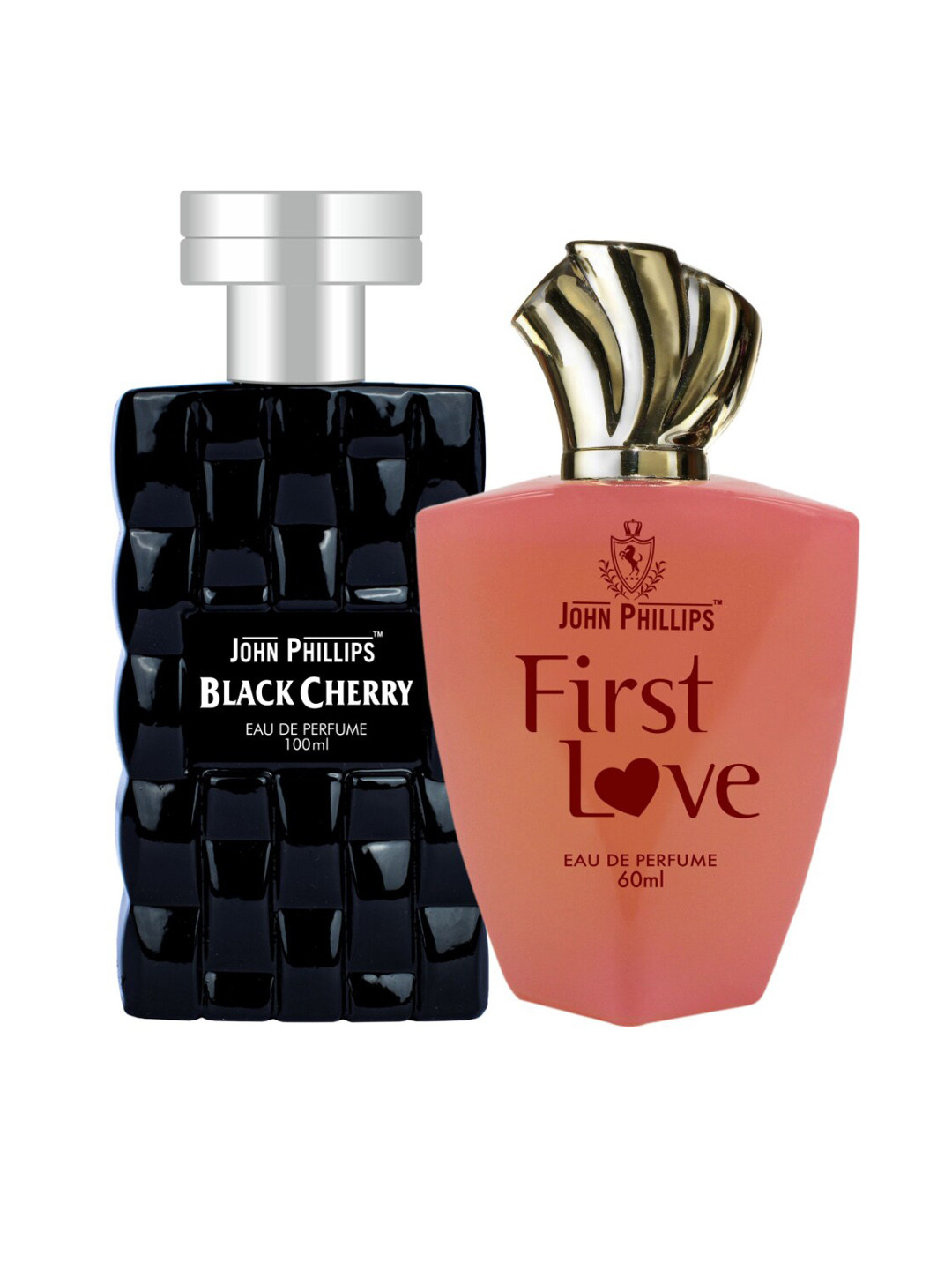 JOHN PHILLIPS First Love & Black Cherry Set Of 2 Long Lasting Eau De Parfum