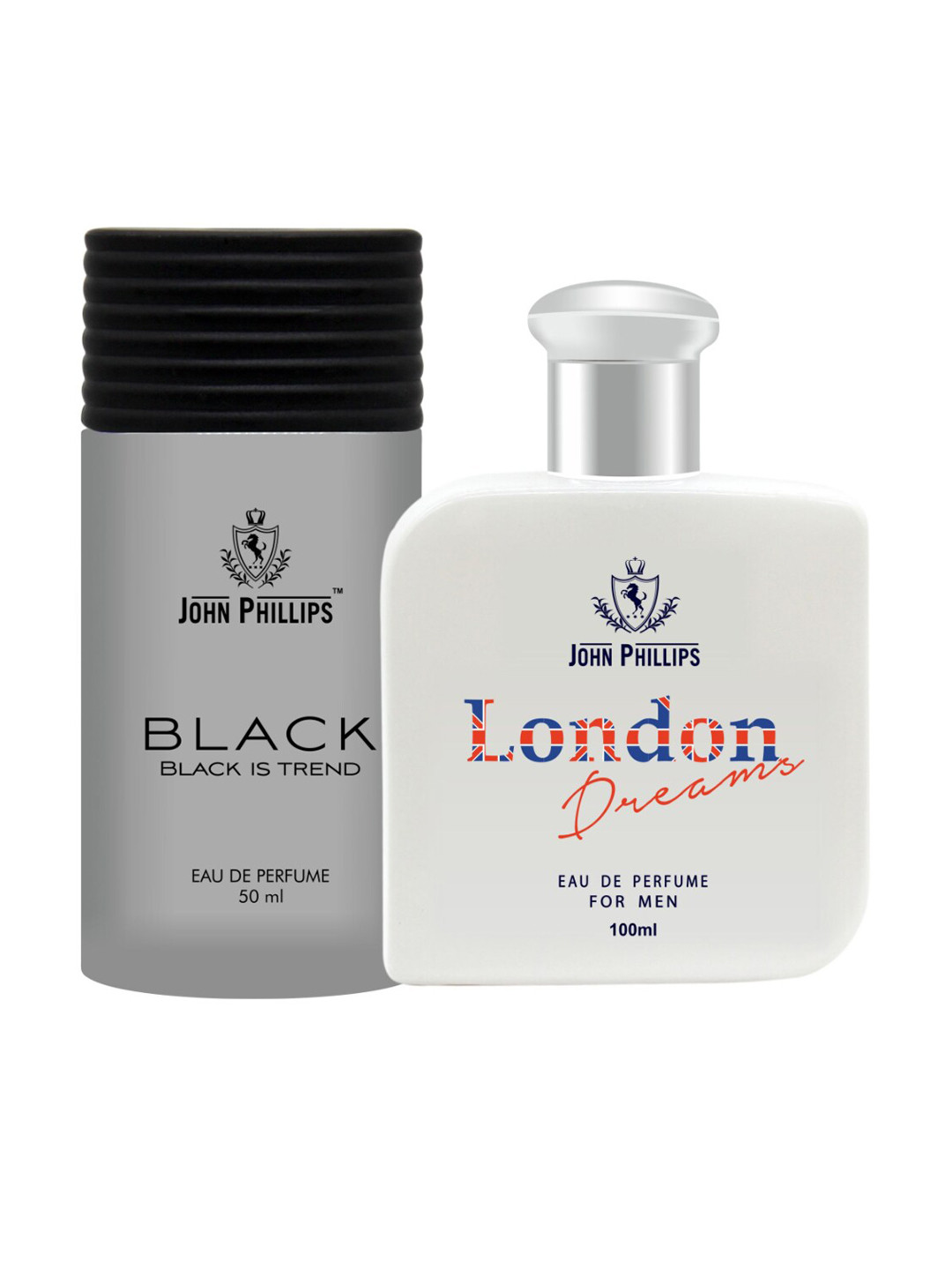 JOHN PHILLIPS London Dreams & Black Set Of 2 Long Lasting Eau De Parfum
