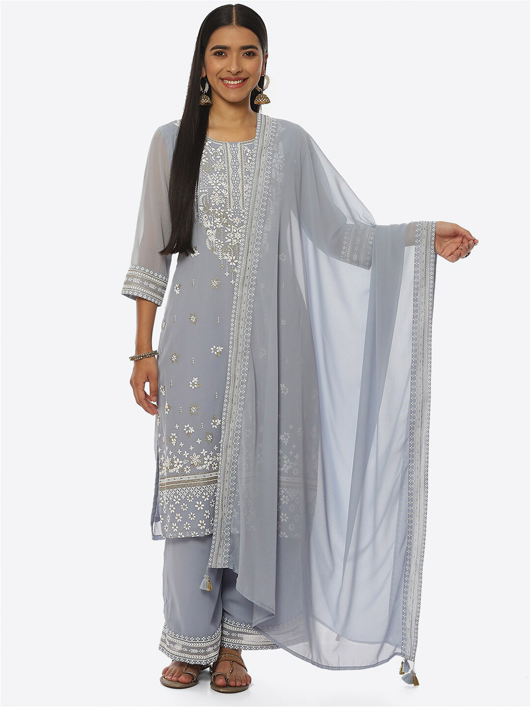 Rangriti Printed Border Dupatta