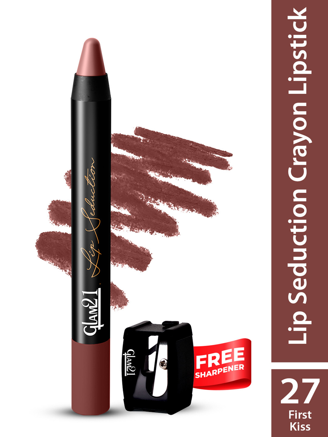 GLAM21 Lip Seduction Non-Transfer Creamy Matte Lipstick 3.6g - First Kiss 27