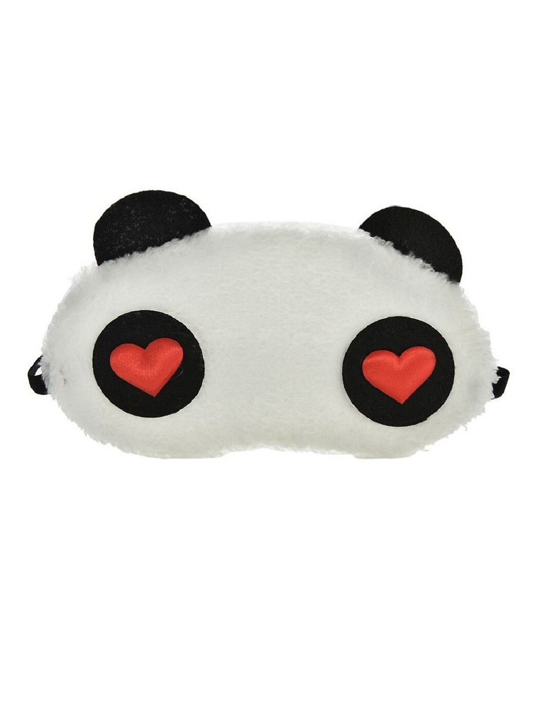 JENNA Heart Design Fur Sleeping Eye Mask