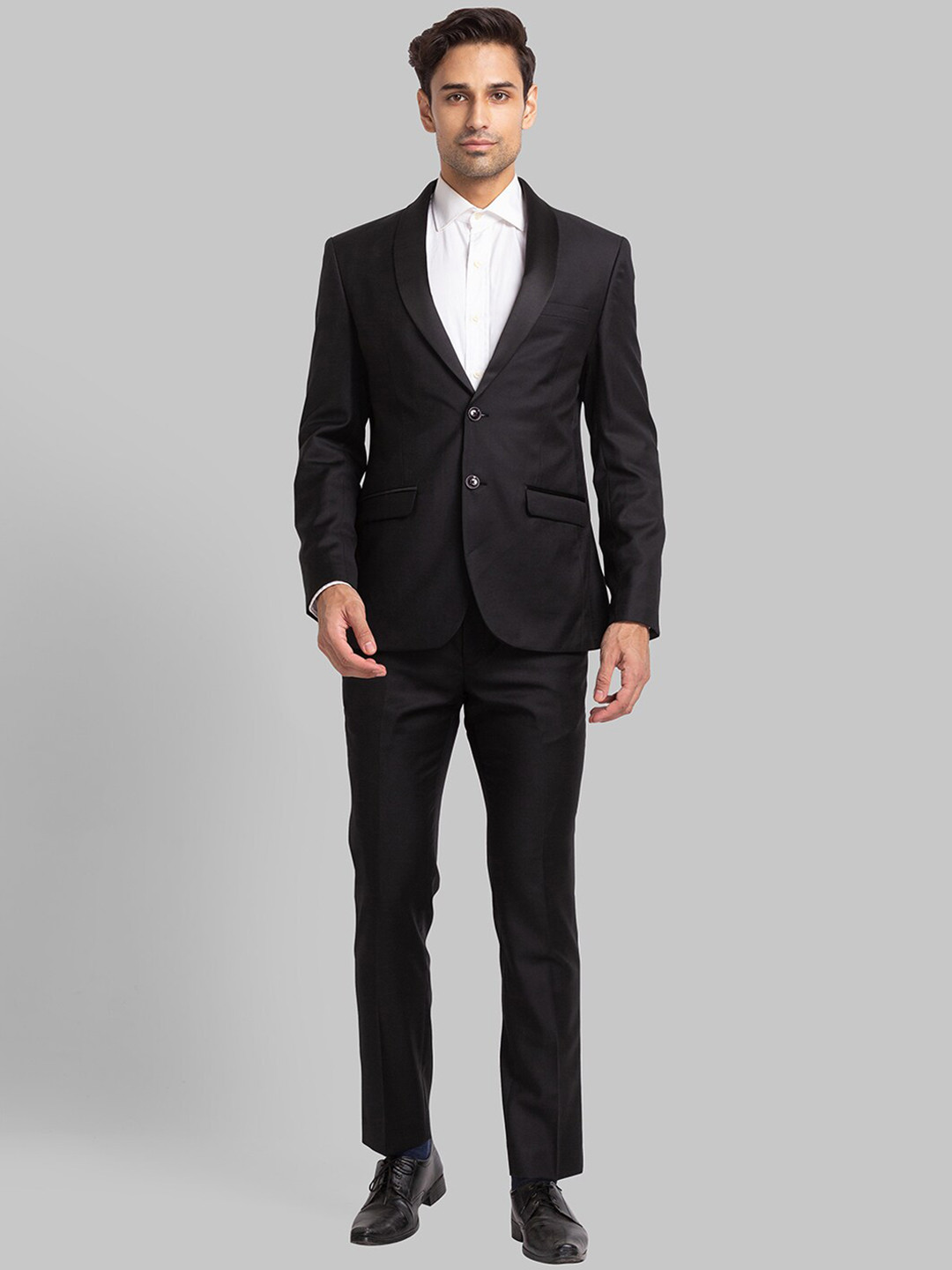 Park Avenue Men Single-Breasted Super Slim-Fit 2-Piece Formal Suit