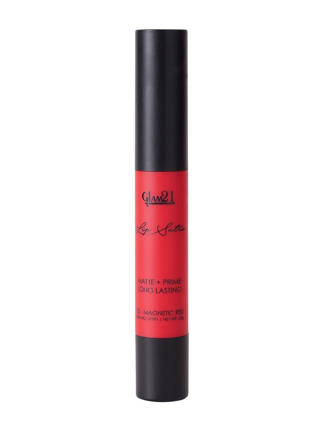 GLAM21 Lip Sutra Non-Transfer Crayon Lipstick 2.8 g-Magnetic Red 02