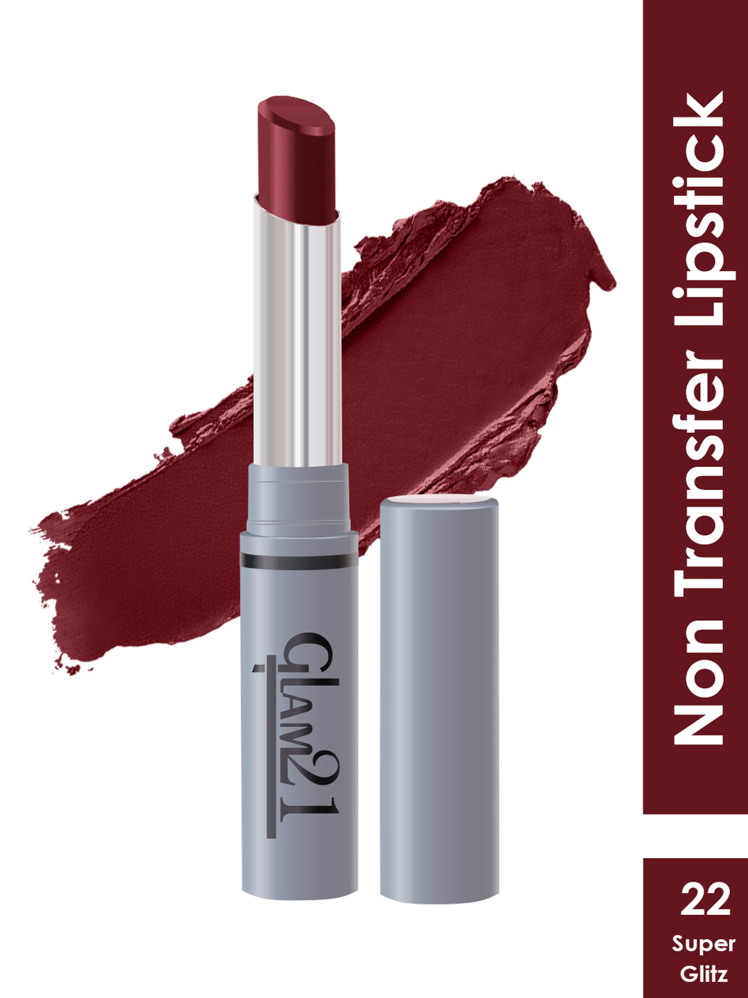 GLAM21 Non-Transfer Creamy Matte Lipstick 2g - Gletz 22