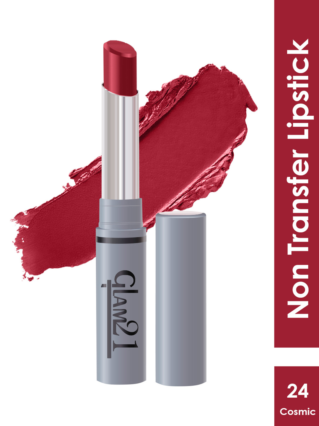 GLAM21 Non-Transfer Creamy Matte Lipstick 2g - Cosmic 24