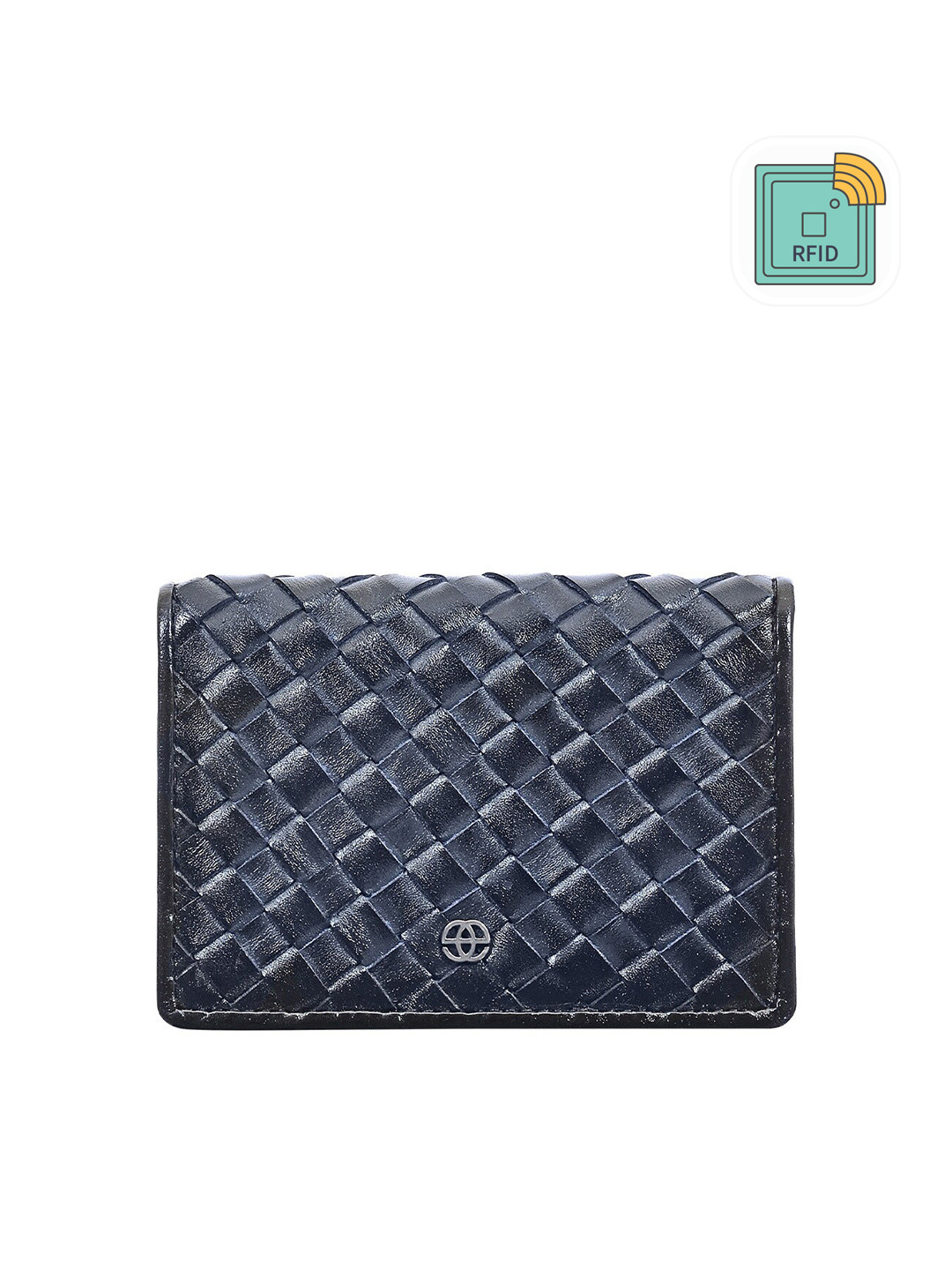 Eske Men Textured Leather RFID Card Holder