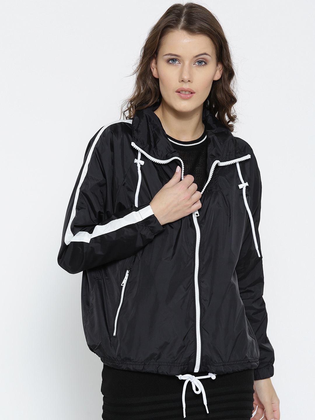Forever 21 black top windbreaker