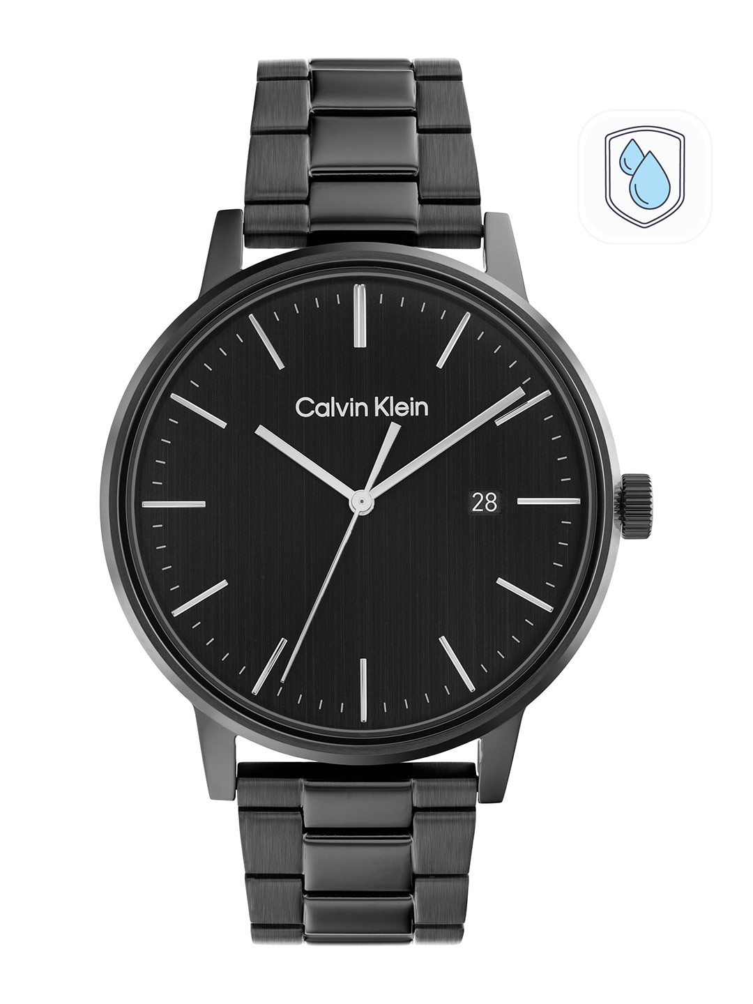 Calvin Klein Men Linked Dial & Bracelet Style Straps Analogue Watch 25200057