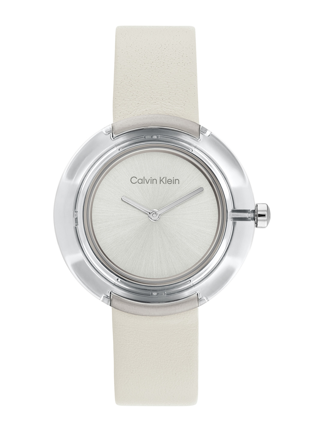 Calvin Klein Women Solid Leather Strap Analogue Watch 25200019