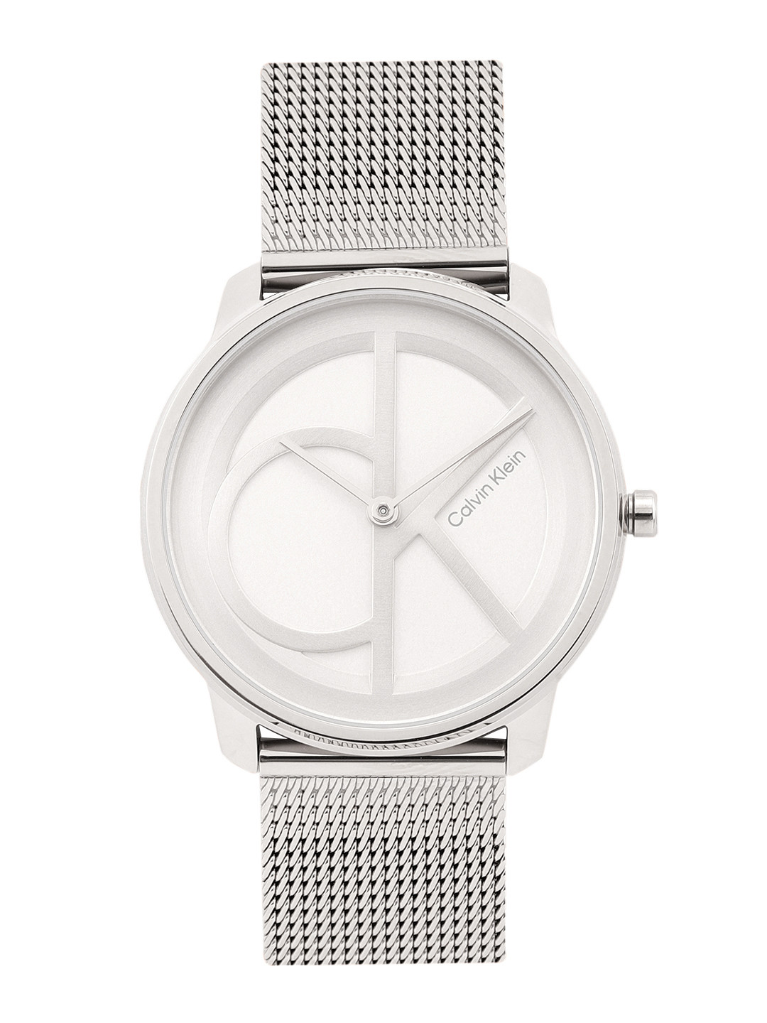 Calvin Klein Unisex Iconic Brand Logo Patterned Analogue Watch 25200032