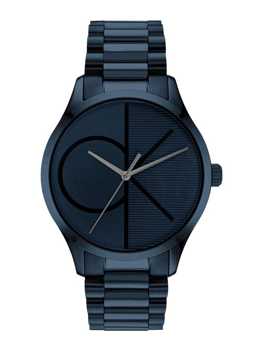 Calvin Klein Unisex Printed & Textured Dial & Stainless Steel Analogue Watch 25200166