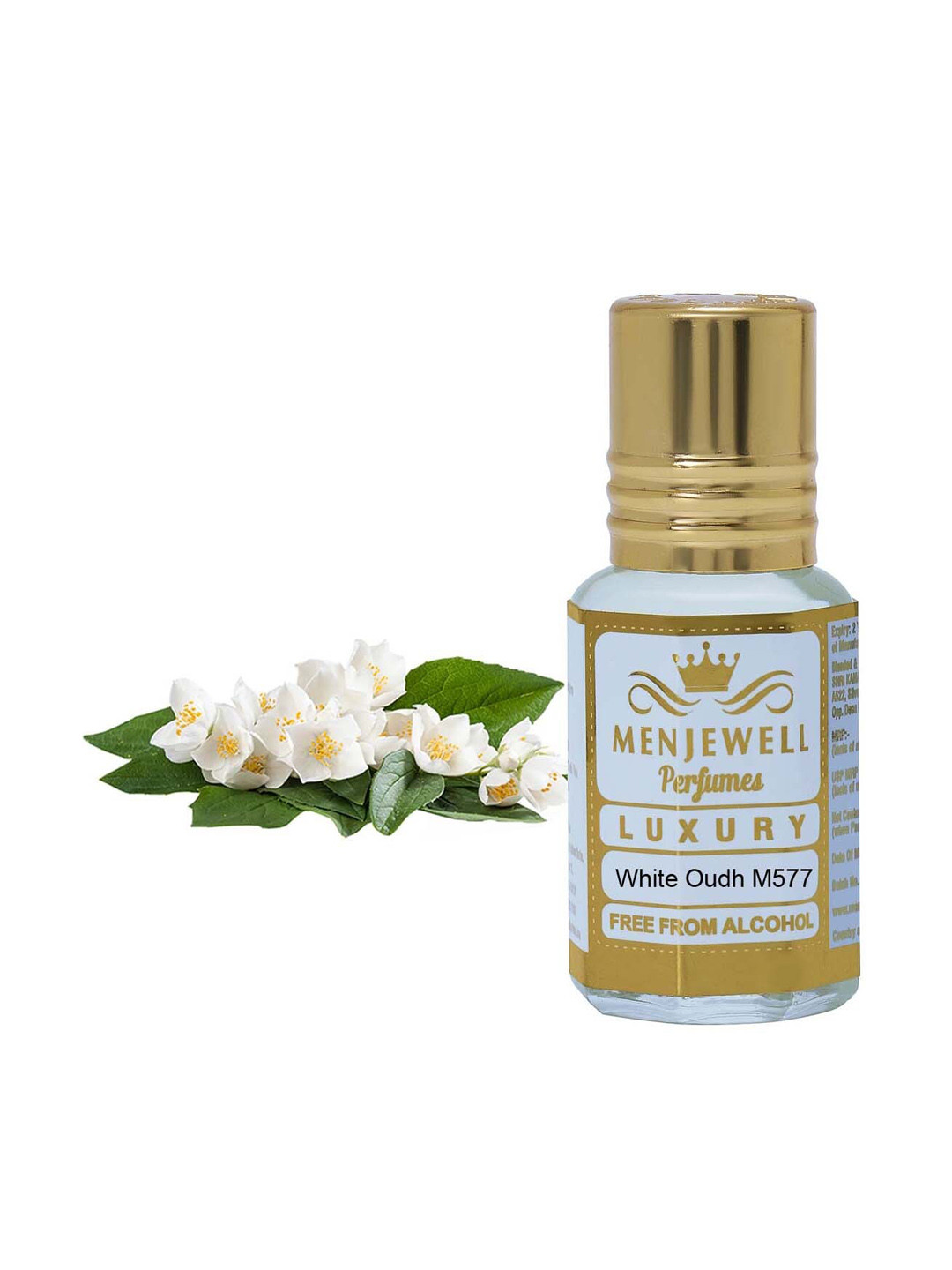 Menjewell Luxury Luxury White Oudh Woody Attar 6 ml