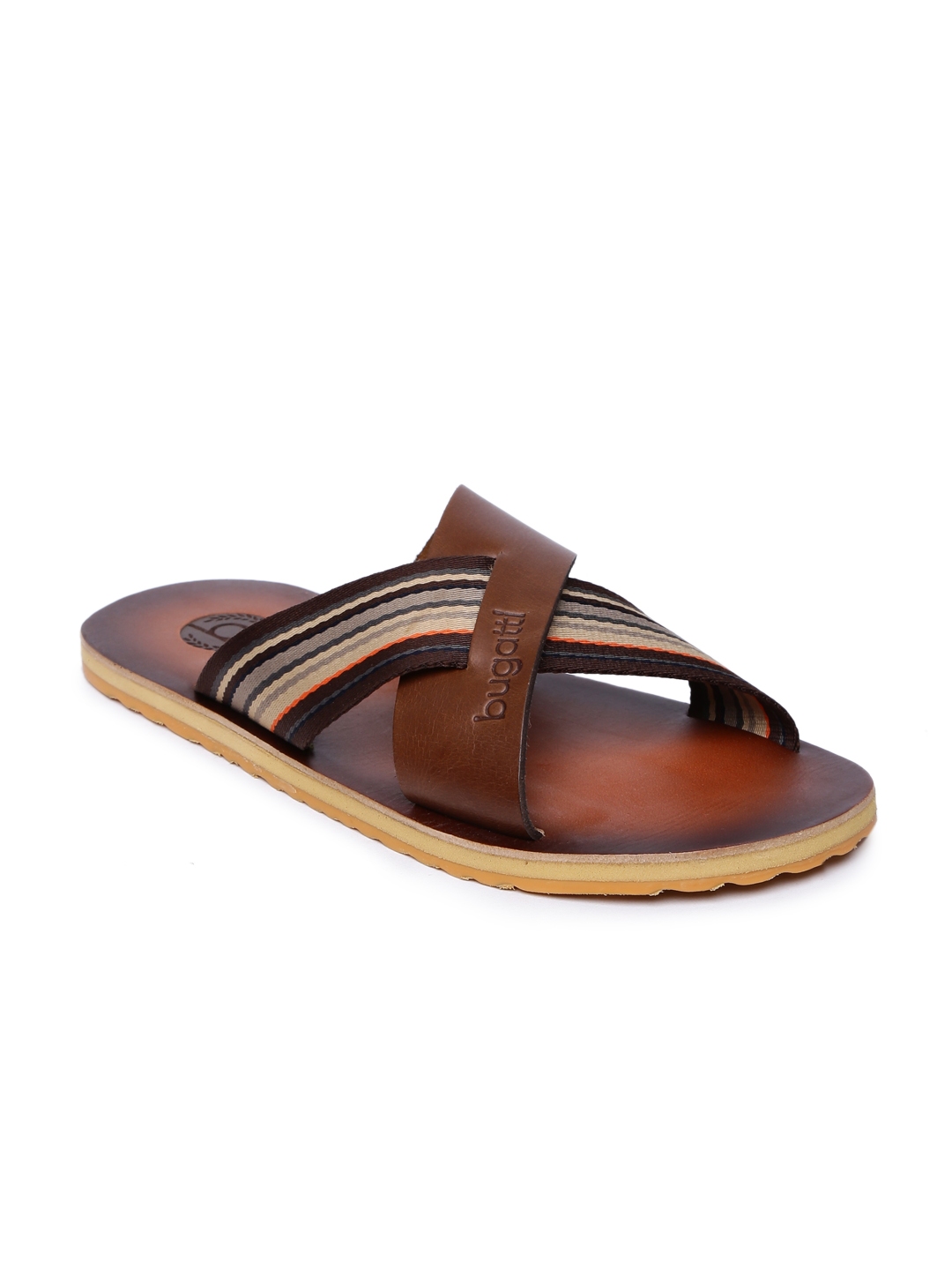 Buy Bugatti Men Brown Murano Sandals Sandals for Men 2173046