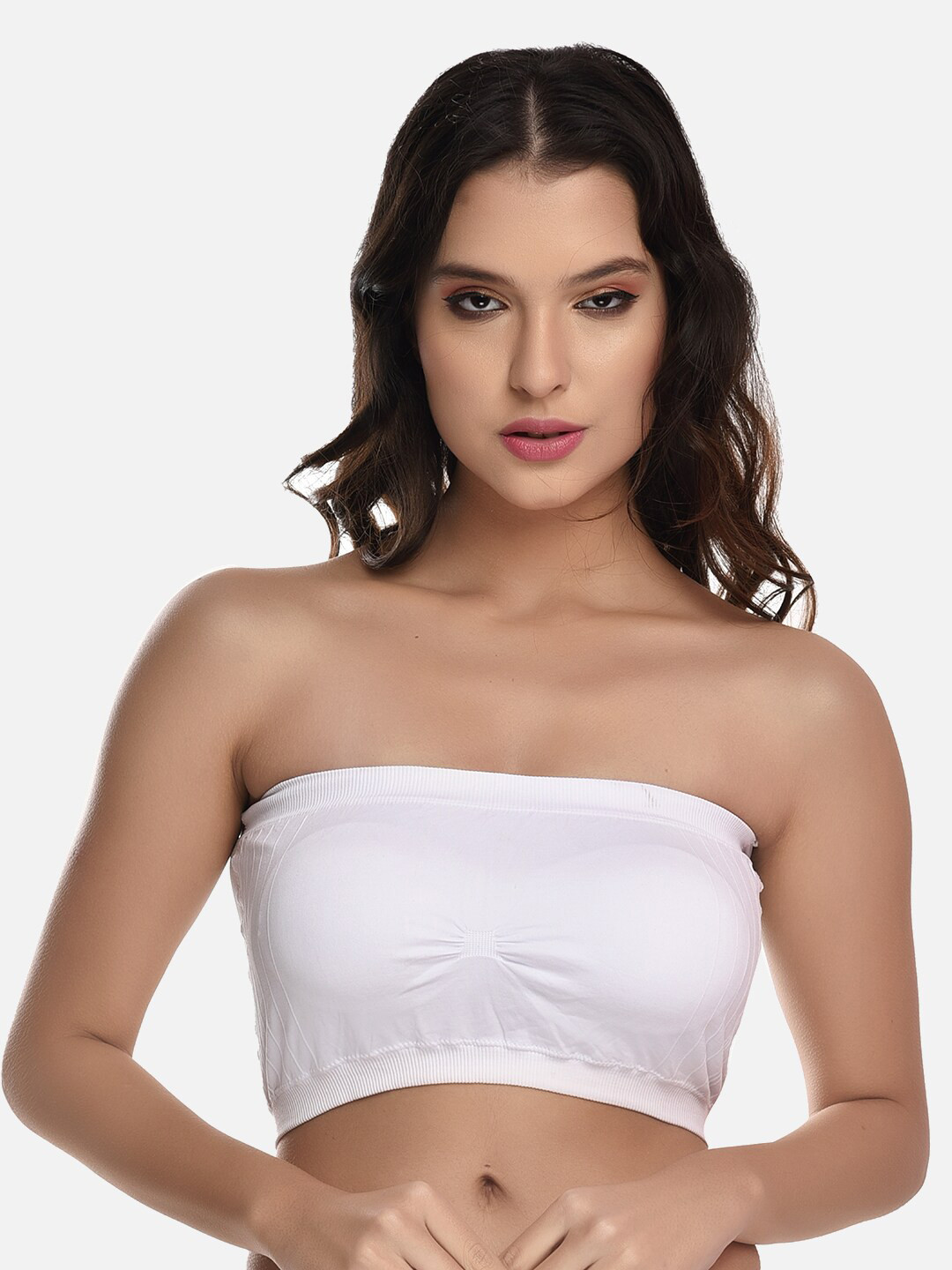 StyFun Padded Full Coverage Rapid-Dry Seamless Strapless Tube Bandeau Bra