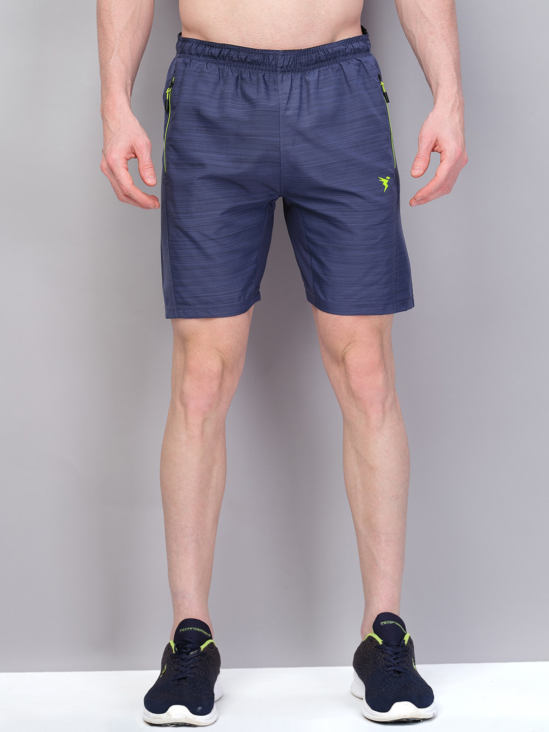 Technosport Men Mid-Rise Antimicrobial Quick-Dry Antimicrobial Shorts