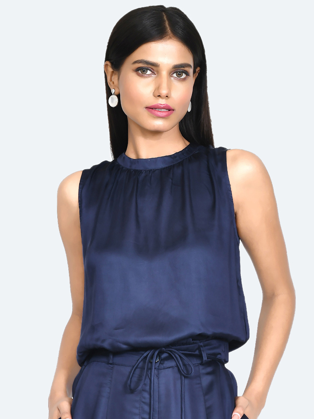 Zink London Halter Neck Straight Top