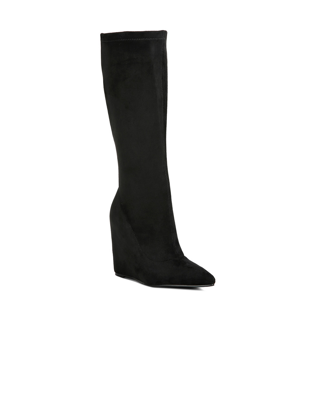 London Rag Women High Top Wedge Boots